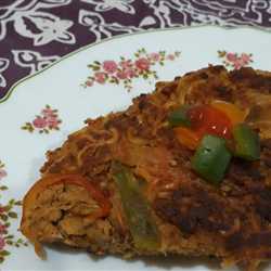 indomie oncom pan pizza